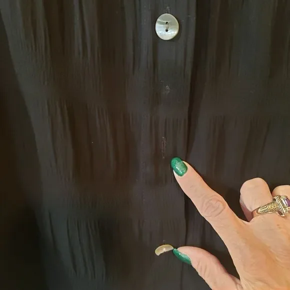 Selene Sport Semi-sheer Shirt Jacket Size Large - Picture 8 of 10